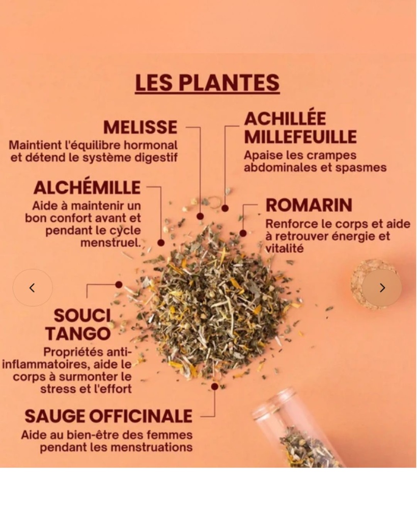 Infusion bio Règles douloureuses