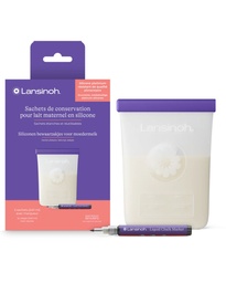 [SACSILI-LANS-1305] Sachets de conservation du lait maternel en silicone